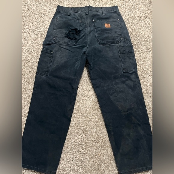Carhartt Black faded loose pants - Picture 2 of 8